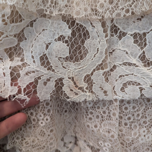 BCBGMaxAzria White Lace Dress - Picture 4 of 4